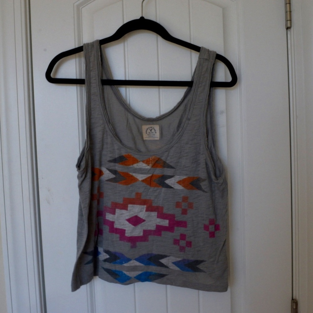 American Eagle Cropped Tee